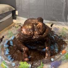 MissNoire - EffToy: Messy Sissy Anal Training in Chocolate Batter