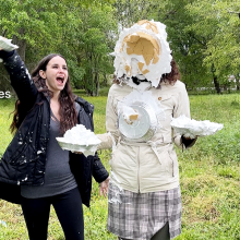 Alana SexyMessyBabes: Abi Pied in the Park