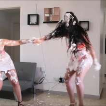 RevSlymsford: Amanda Gets A Messy Pie Revenge On Francesca