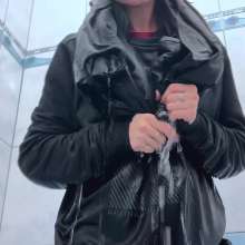 Wet Live Team: Anastasia in High Nikes and Many Layers of Clothing