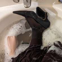 CathyRendon: Favourite footwear for a soak or mess?