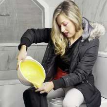 bsmessybakery: Bri's Winter Coat and Custard