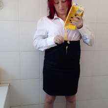 Thefetishgirl: Business Attire Messy Fun