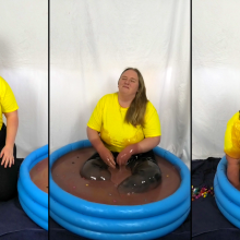 CheekyLuna: Cheekyluna's Gunge Pool Meeple Hunt