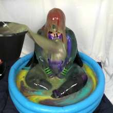 CheekyLuna: Cheekyluna's Superhero Trapped Tied And Gunged