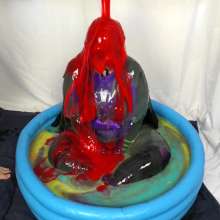 CheekyLuna: Cheekyluna's Superhero Trapped Tied And Gunged
