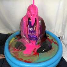 CheekyLuna: Cheekyluna's Superhero Trapped Tied And Gunged