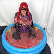 CheekyLuna: Cheekyluna's Superhero Trapped Tied And Gunged