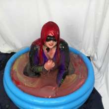 CheekyLuna: Cheekyluna's Superhero Trapped Tied And Gunged