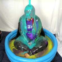 CheekyLuna: Cheekyluna's Superhero Trapped Tied And Gunged