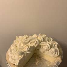 Into cream pie: 