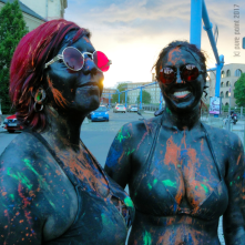 Pure Paint: Aug/Sep: Messy party in Berlin
