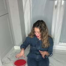 bsmessybakery: Full Denim Gunging