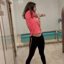 WetPlace: Gorgeous Inna Sporty Shower