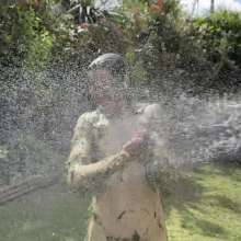Wamgirlx: Gunged, Rolled in Grass Cuttings, Hosed Down
