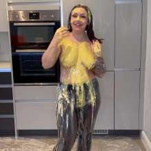 WAMfuns Messy Forfeits: Kacie James Tights Filling