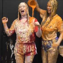 RevSlymsford: Kay's Messy Shiny Shorts Revenge On Satine (With Nudity)