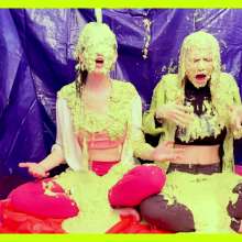 Slimed Models: Larae and Eliza Get Slimed