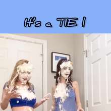Slimed Models: Larae and Eliza's Pie Fight!