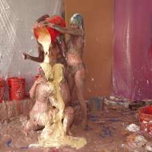 Darla DeVour: Las Vegas Live Show: 4-Girl Food Fight and Lesbian Mess Fest