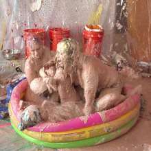 Darla DeVour: Las Vegas Live Show: 4-Girl Food Fight and Lesbian Mess Fest