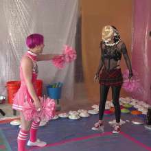 Darla DeVour: Las Vegas Live Show: 4-Girl Food Fight and Lesbian Mess Fest