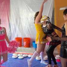 Darla DeVour: Las Vegas Live Show: 4-Girl Food Fight and Lesbian Mess Fest