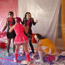 Darla DeVour: Las Vegas Live Show: 4-Girl Food Fight and Lesbian Mess Fest