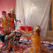 Darla DeVour: Las Vegas Live Show: 4-Girl Food Fight and Lesbian Mess Fest