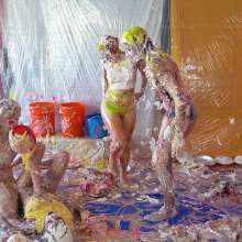Darla DeVour: Las Vegas Live Show: 4-Girl Food Fight and Lesbian Mess Fest
