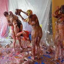 Darla DeVour: Las Vegas Live Show: 4-Girl Food Fight and Lesbian Mess Fest