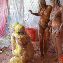 Darla DeVour: Las Vegas Live Show: 4-Girl Food Fight and Lesbian Mess Fest