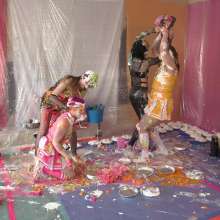 Darla DeVour: Las Vegas Live Show: 4-Girl Food Fight and Lesbian Mess Fest