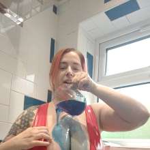 WAMfuns Messy Forfeits: Laurenne Gunge PVC Bodysuit Filling
