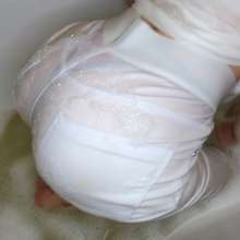 WetPlace: Lovely Nastya Shower In White Clothes
