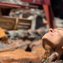 muddy_clothes: Maria Menounos Explores her Mud Hole with a Girlfriend