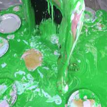 Miss Nicole: Marsha Is Gunged and Pied in Her Summer Outfit