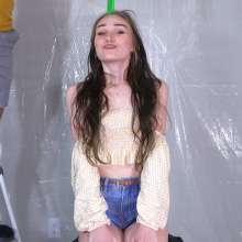 Miss Nicole: Marsha Is Gunged and Pied in Her Summer Outfit