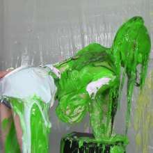 Miss Nicole: Marsha Is Gunged and Pied in Her Summer Outfit