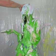 Miss Nicole: Marsha Is Gunged and Pied in Her Summer Outfit
