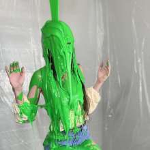 Miss Nicole: Marsha Is Gunged and Pied in Her Summer Outfit