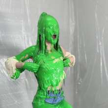 Miss Nicole: Marsha Is Gunged and Pied in Her Summer Outfit