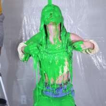 Miss Nicole: Marsha Is Gunged and Pied in Her Summer Outfit