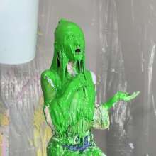 Miss Nicole: Marsha Is Gunged and Pied in Her Summer Outfit