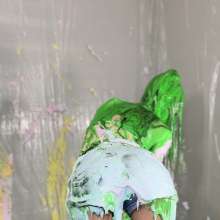 Miss Nicole: Marsha Is Gunged and Pied in Her Summer Outfit