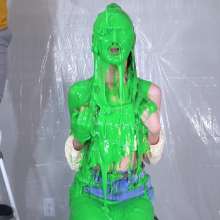 Miss Nicole: Marsha Is Gunged and Pied in Her Summer Outfit