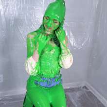 Miss Nicole: Marsha Is Gunged and Pied in Her Summer Outfit