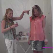 RevSlymsford: Messy Jessie And Annabelle Play Wam Lotto