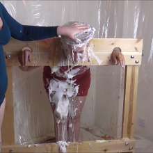 RevSlymsford: Messy Miss Michelle Trashed In + Out Of The Pillory