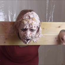 RevSlymsford: Messy Miss Michelle Trashed In + Out Of The Pillory